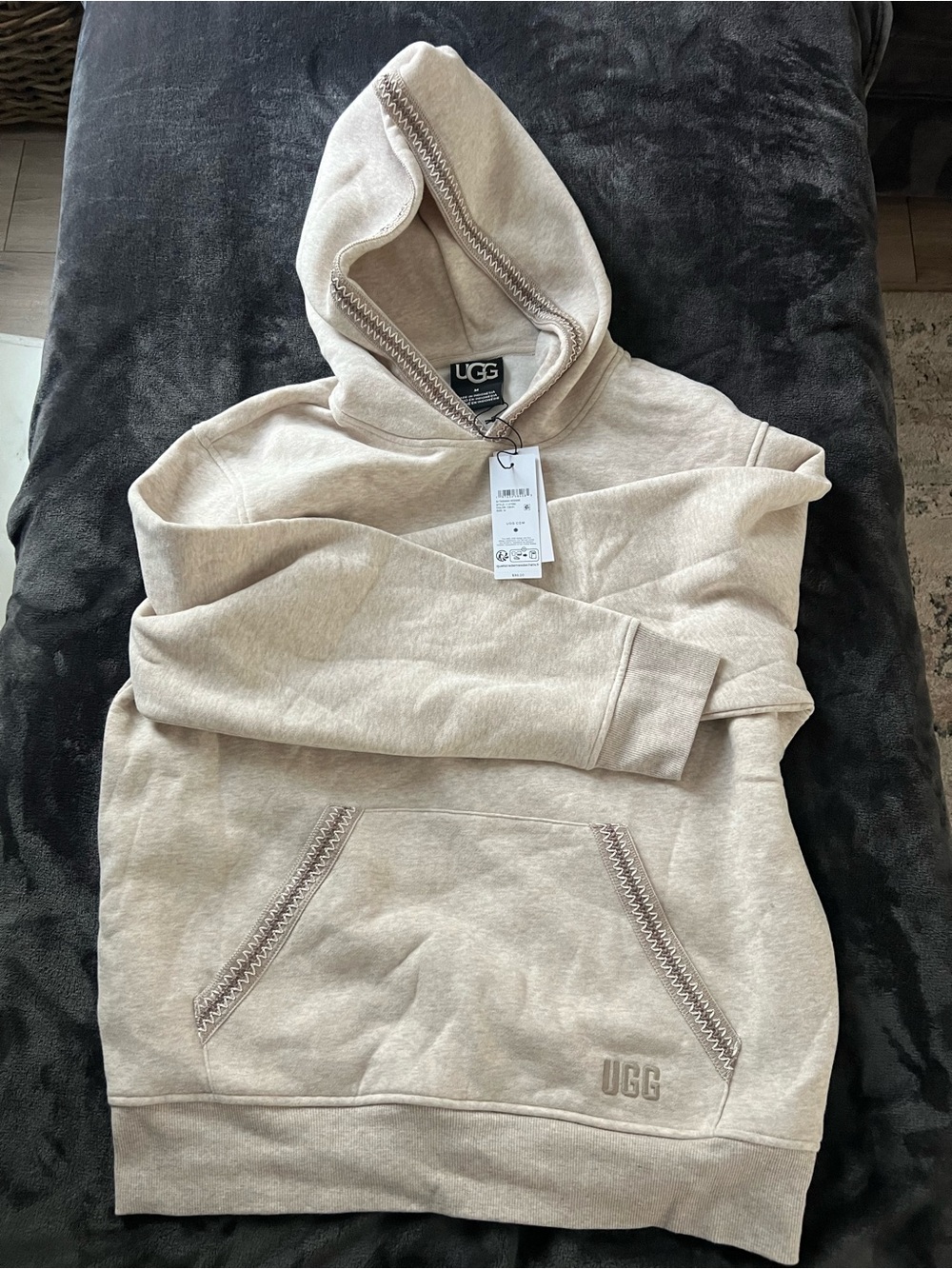 UGG Men's Sandstone Hoodie & Jogger Pants with Contrast Stitching
